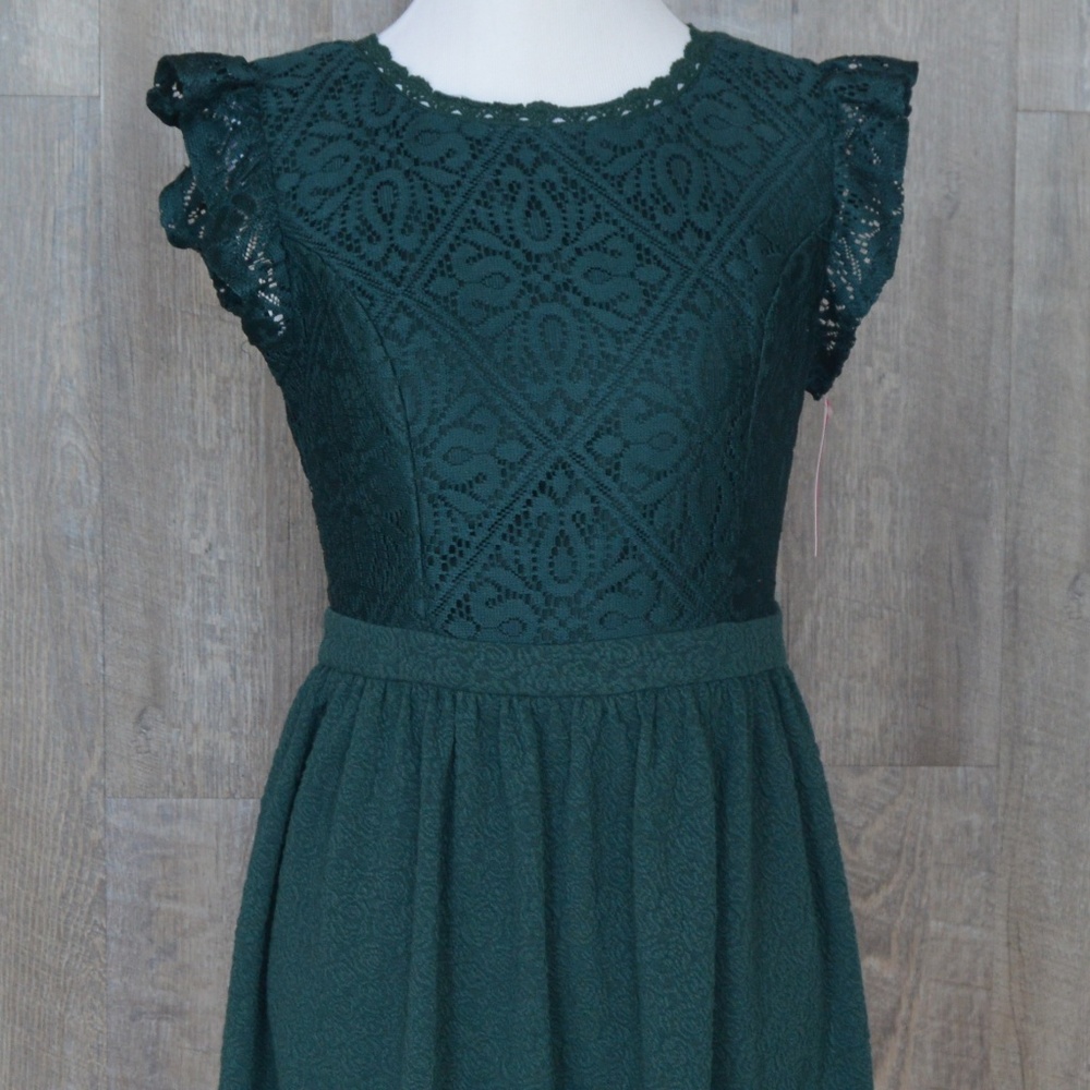 Emerald Green NEW Holiday Knit Dress M